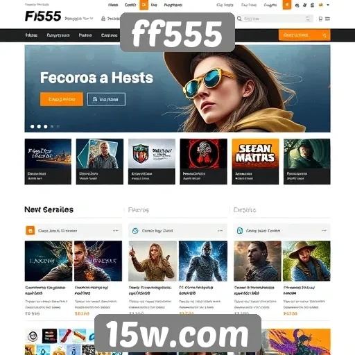 Interface do site ff555 recebe atualizações significativas